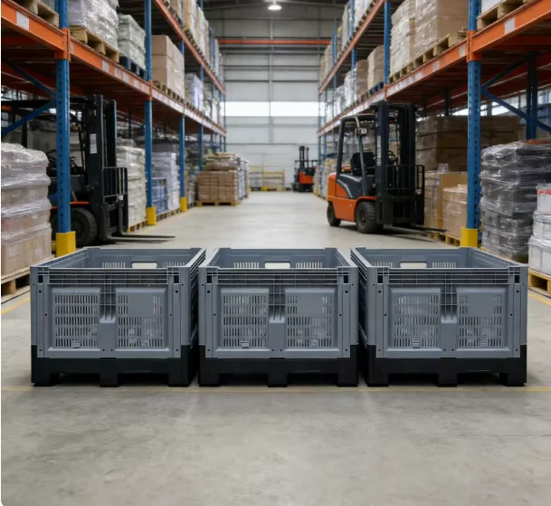 Recyclable-HDPE-Plastic-Pallet-Heavy-Duty-4-Way-Entry-Long-Service-Life-for-Warehouse-Export-Waterproof-OEM