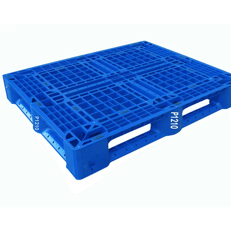 Recycled-Blue-4-Way-1200-1000-150mm-Custom-Heavy-Duty-Plastic-Pallet-Industrial-3-Runners-Plastic-Pallet