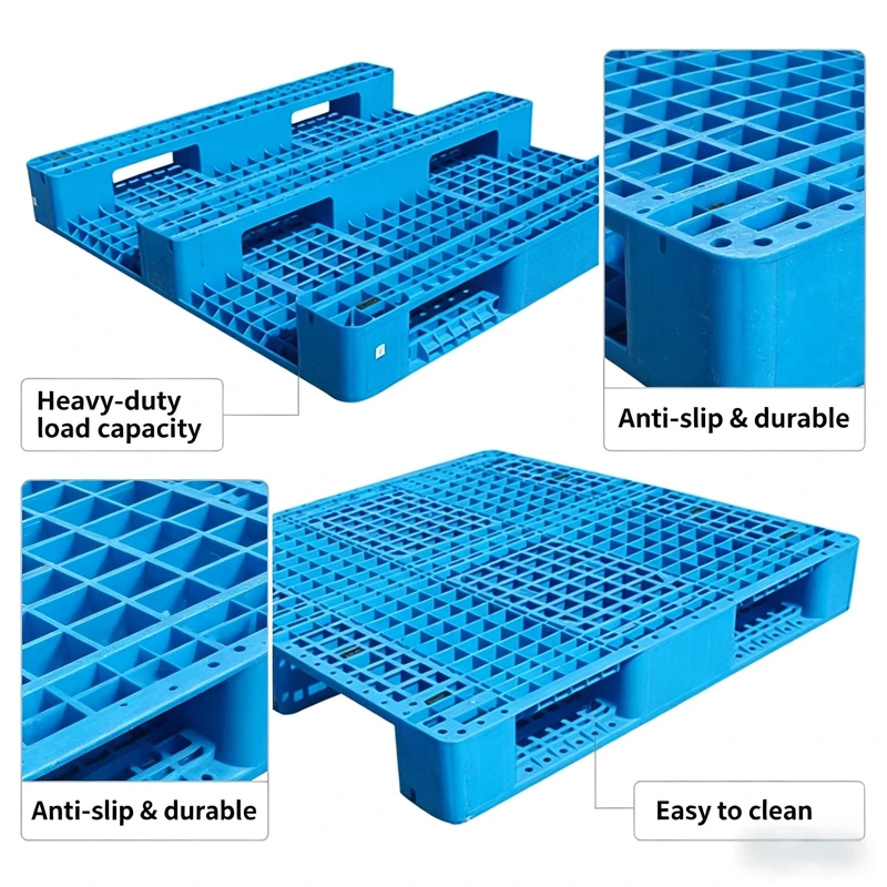 Recycled-Plastic-Pallet-Heavy-Duty-Light-Style-Single-Faced-Recycled-Plastic-Pallet