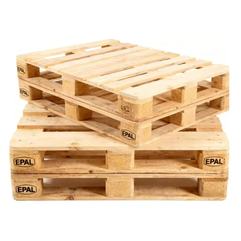 Single-Faced-Euro-Pine-Wood-Pallets-Fumigated-4-Way-Entry-For-Storage-Logistics-And-Transportation