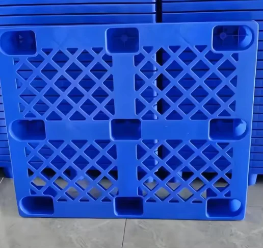 Single-sided-Lightweight-Nine-legged-Plastic-Pallets.-Factory-Direct-Supply.-Plastic-Pallets