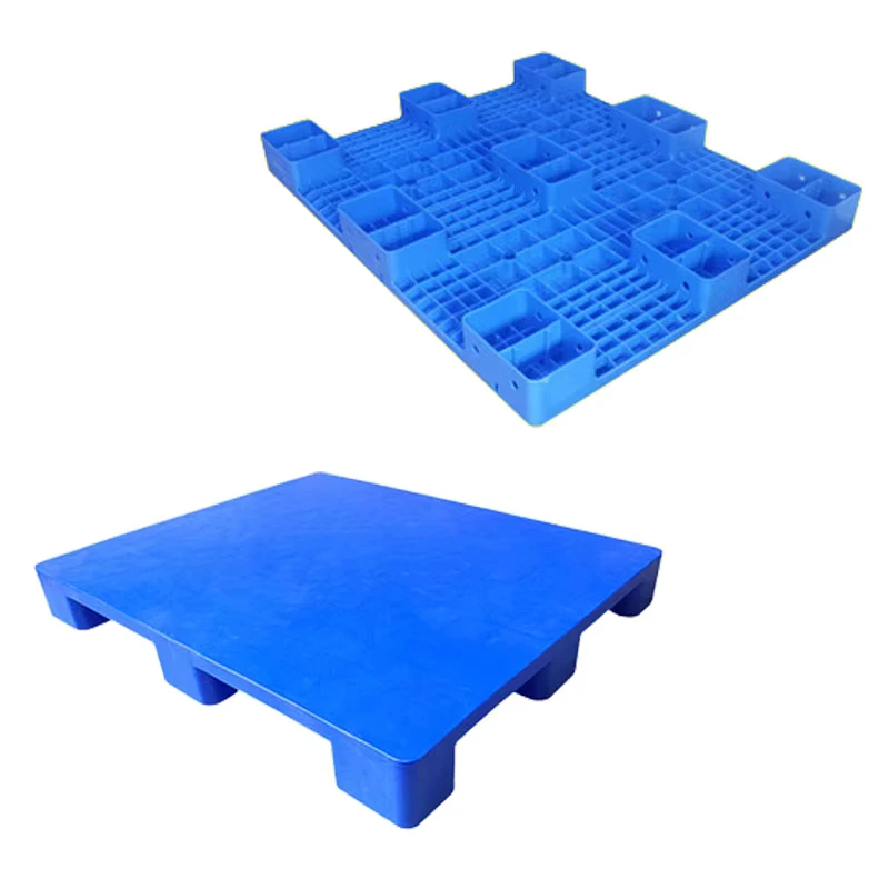 Small-Heavy-Duty-Euro-Pallet-Economical-and-Durable-Construction-4-Way-Entry-Budget-Friendly-Plastic-Pallet-Prices