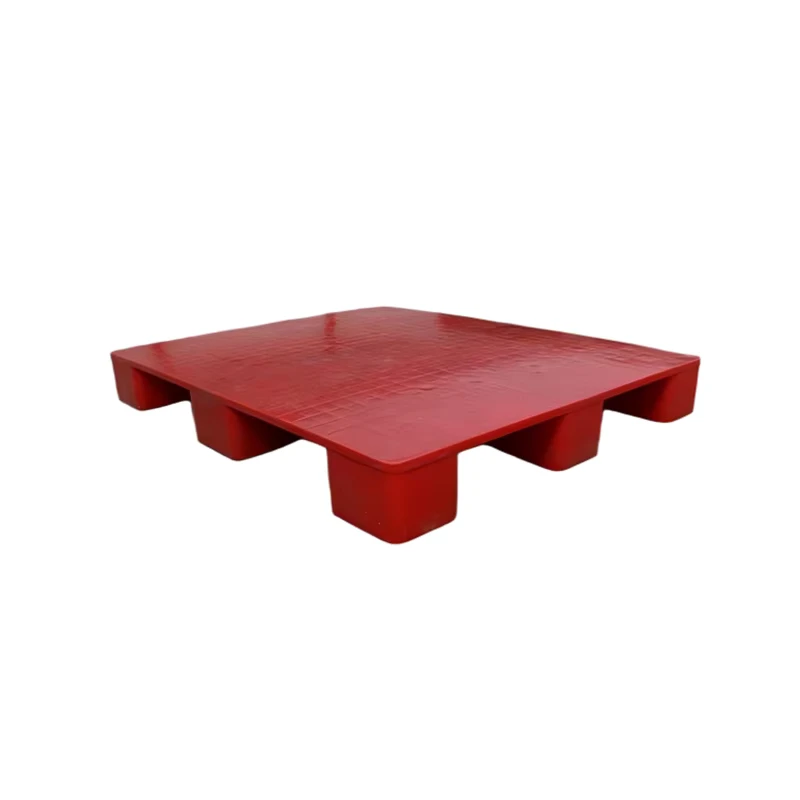 Solid-Single-Faced-Heavy-Duty-9-Feet-Flat-Plastic-Pallet-for-Storage-Durable-Euro-Stackable-Nestable-Pallet