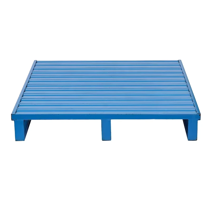 Stackable-100-100CM-Powder-Coating-Industrial-Heavy-Duty-Cargo-Logistic-Transport-Durable-Metal-Steel-Pallets