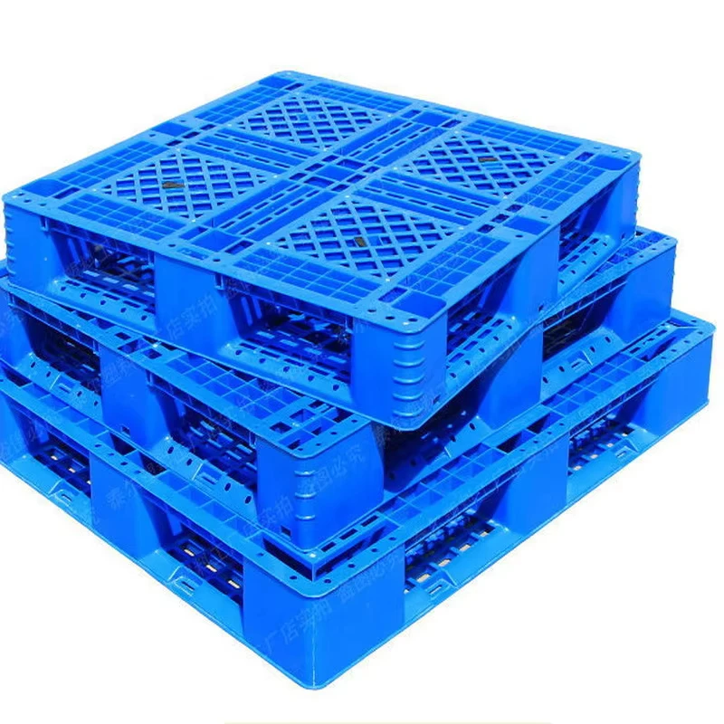 Stackable-Plastic-Pallet-with-High-Loading-Capacity-for-Warehouse-Use