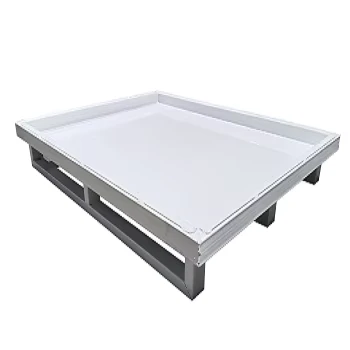 Steel-Pallet-Powder-Coating-Painting-Metal-Pallet-Leakproof-Tray-Logistic-Warehouse-Equipment-Stack-Metal-Storage