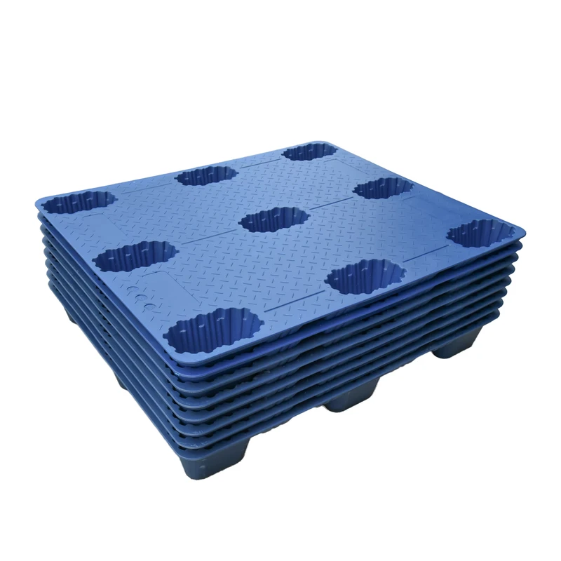 Super-Durable-HDPE-Blow-Molding-Industrial-Euro-Pallet-Nestable-4-Way-Heavy-Duty-Logistics-Reinforcement-Three-Times-Service