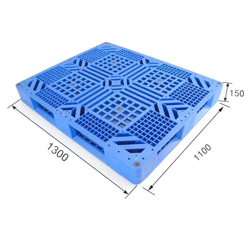 T4-4-Way-Industrial-Plastic-Pallet-Big-Size-1200-1000-150mm-Custom-for-Warehouse-Racking-and-Cargo-Transportation