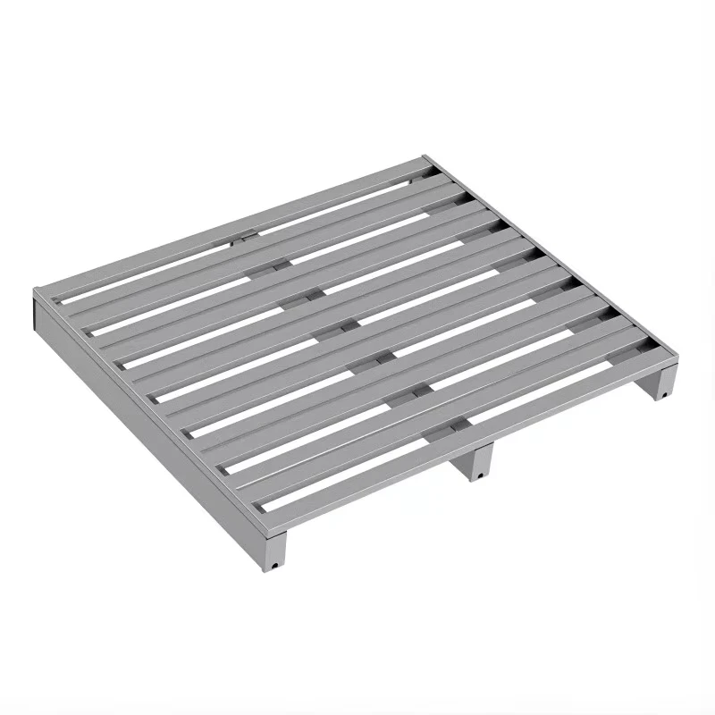 Two-Way-Entry-Stackable-Steel-Pallet-for-Warehouse-Storage-Forklift-Use-CE-Certified-1000kg-Capacity-Powder-Coated