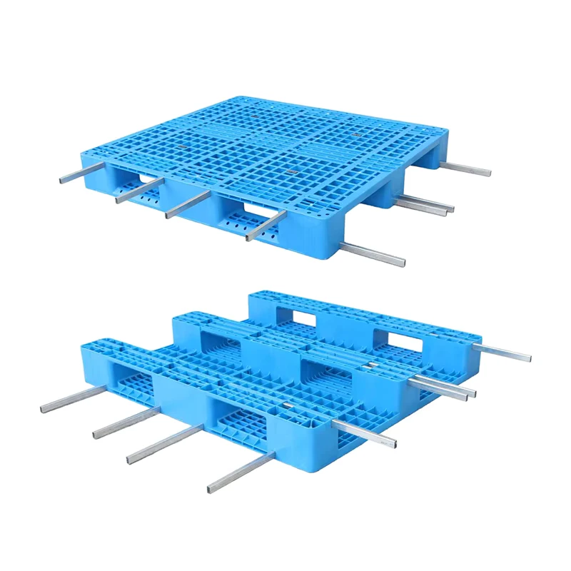 Virgin-Material-Hdpe-Durable-Plastic-Pallet-With-Steel-Reinforcements-For-Warehouse-Use