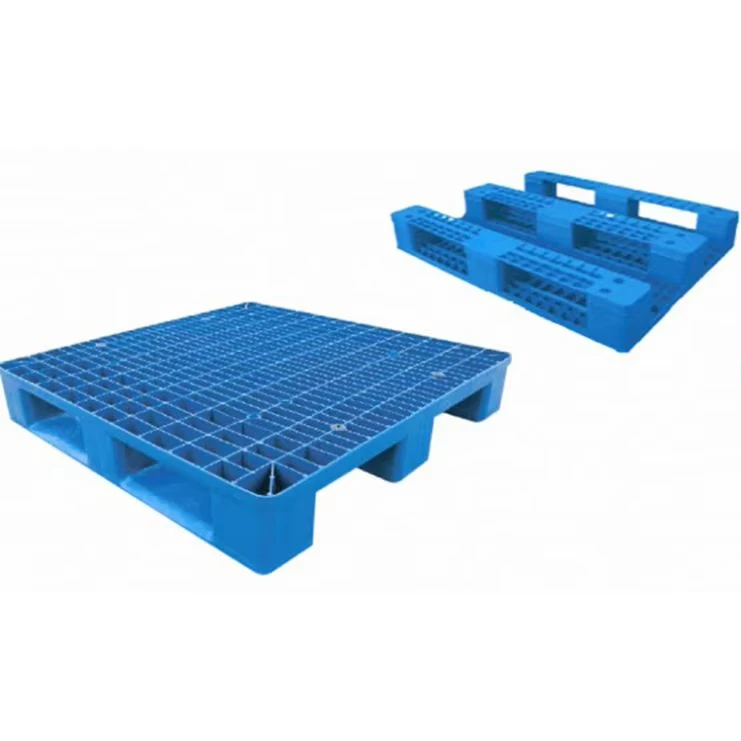 Warehouse-Storage-Heavy-Duty-Customized-Color-Steel-Plastic-Pallet-Factory-Euro-HDPE-Large-Stackable-Reversible-CE-Certified