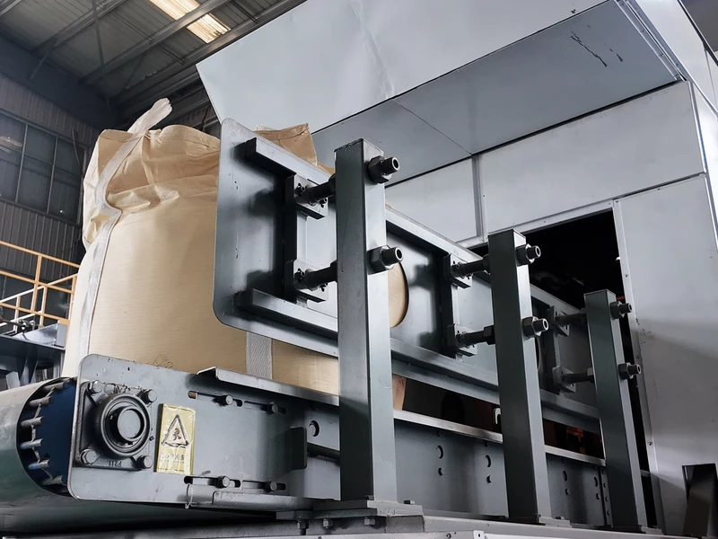 White-Frame-Enclosed-Layer-Unpacker-Clean-Operation-Low-Noise