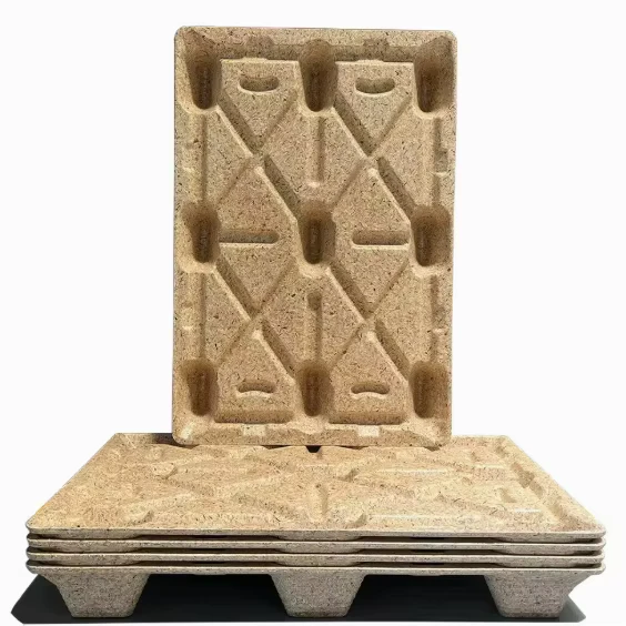 Wooden-Pallets-Warehouse-Moisture-Proof-Wood-Chip-Crates-Industrial-Logistics-Wooden-Pallets