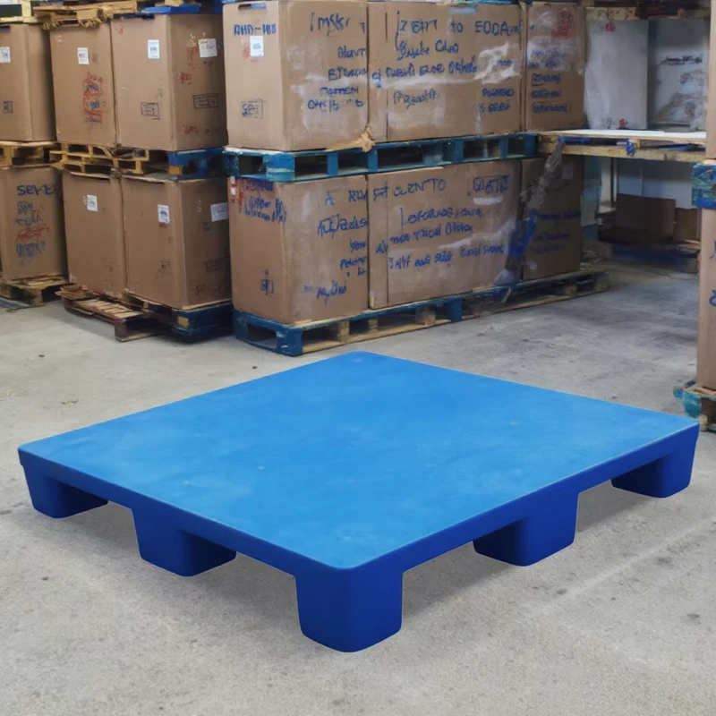 ZJ945-150-Stackable-Euro-Pallet-4-Way-Entry-Single-Faced-Solid-Flat-Customized-Plastic-ISO-Certified-Storage