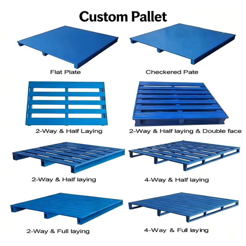 Zhongcang-Heavy-Duty-Durable-Stackable-Steel-Zinc-Galvanized-Powder-Coated-1000kg-Capacity-Automotive-Cold-Room-Use-Pallet