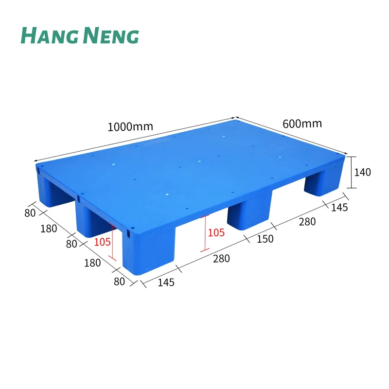 1000-600-140mm-Heavy-Duty-HDPE-Euro-Standard-Reusable-Industrial-Plastic-Pallet-Moisture-Proof-Stackable-4-Way-Entry-1000kg