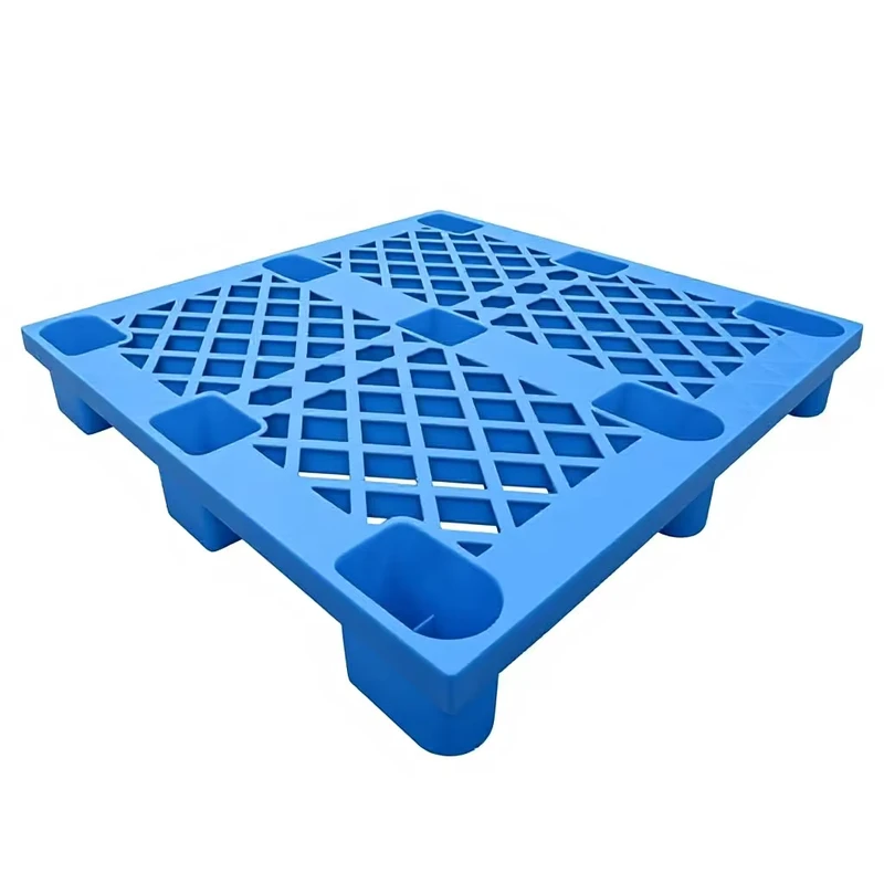 1300-1000-4-Way-Single-Sided-HDPE-Industrial-Warehouse-Logistics-Transportation-Anti-Static-Stackable-1.8T-Static-Load-Plastic