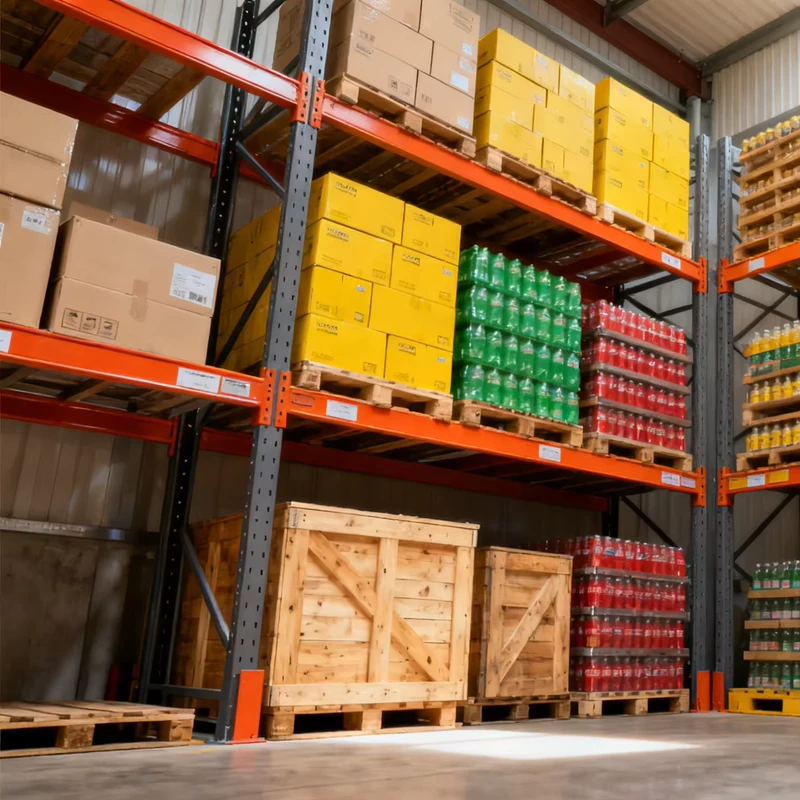 5-Layer-Durable-Heavy-Duty-Iron-Steel-Corrosion-Protection-Powder-Coated-Pallet-Racking-System-for-Warehouse-Logistics