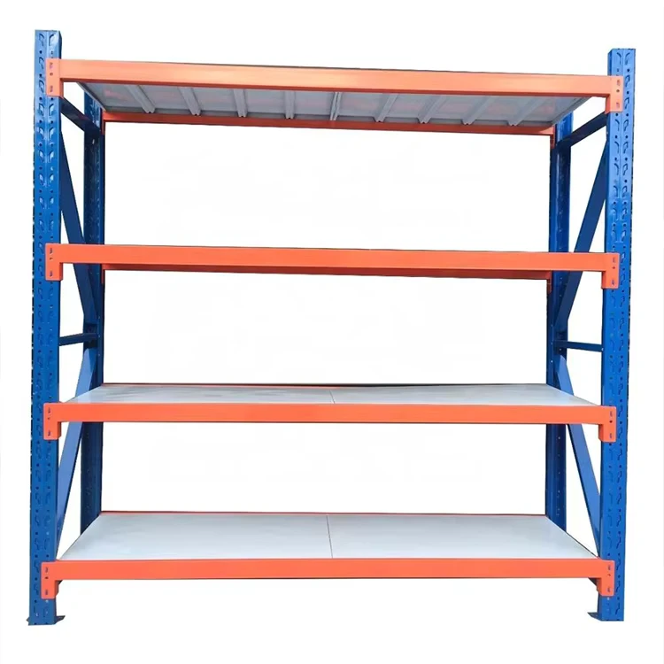 Adjustable-Flexible-Steel-Selective-Pallet-Rack-Multi-Level-Corrosion-Protection-Long-Span-Bolted-Racking-Warehouse-Racks