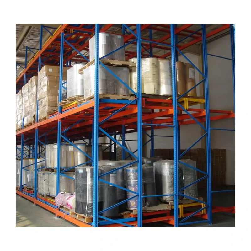Chemical-Warehouse-Steel-Pallet-Storage-Push-back-Rack
