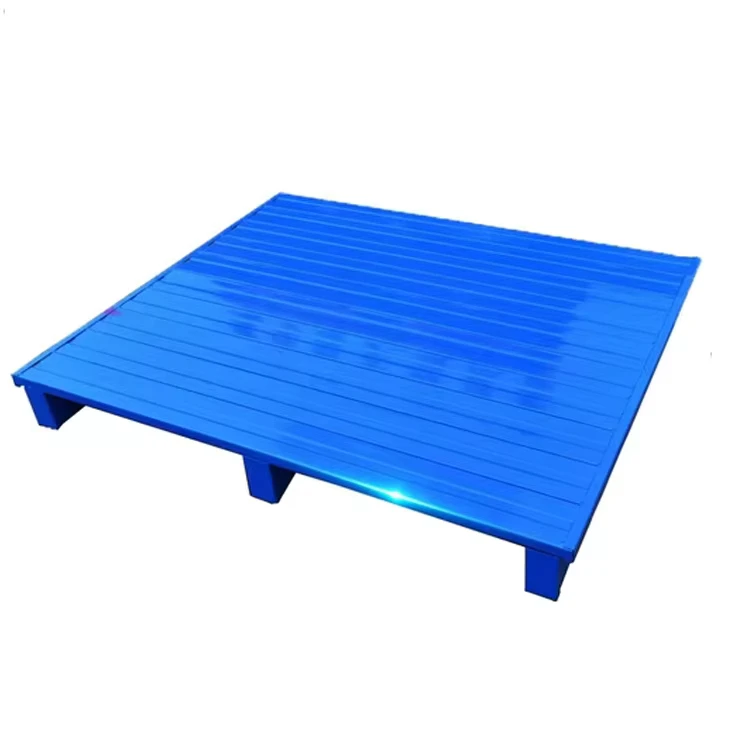 Corrosion-Resistant-Heavy-Duty-Industrial-Steel-Stackable-Durable-Pallet-with-2000kg-Capacity-for-Warehouse-Storage