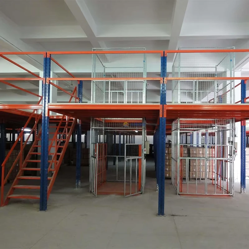Custom-Warehouse-Storage-Rack-Industrial-Steel-Mezzanine-Platform-System
