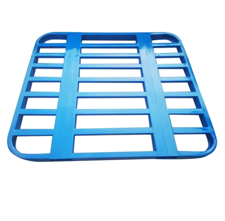 Double-Sided-Metal-Steel-Pallet-Warehouse-Factory-Storage-Skid