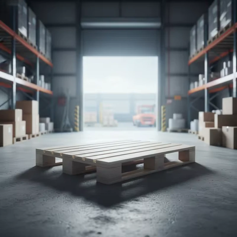 Euro-Hardwood-Pallets-4-Way-Entry-PVC-Coated-Disposable-for-Industrial-Logistics-Safe-Handling-Storage-Transportation