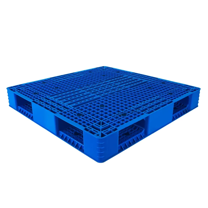 Euro-Standard-Size-Heavy-Duty-Plastic-Pallet-with-Steel-Bar-Double-Faced