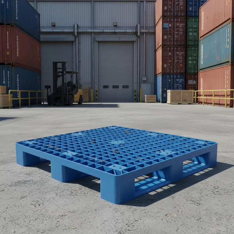 Factory-Direct-Industrial-Durable-Recycled-PP-PE-Euro-Spill-Pallet-Heavy-Duty-3-Runner-Bottom-Grid-Top-Superior-Drainage-4-Way