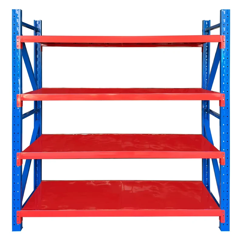 Factory-Price-Selective-Pallet-Rack-4-Layer-Wire-Shelving-Display-Units-200kg-300kg-500kg-Capacity-Steel-Material-Garage