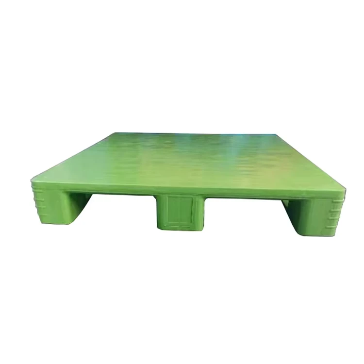 Four-Way-Entry-Weather-Resistant-Heavy-Duty-Strong-3-Runners-Solid-Top-Plastic-Pallet-for-Warehouse-Racking