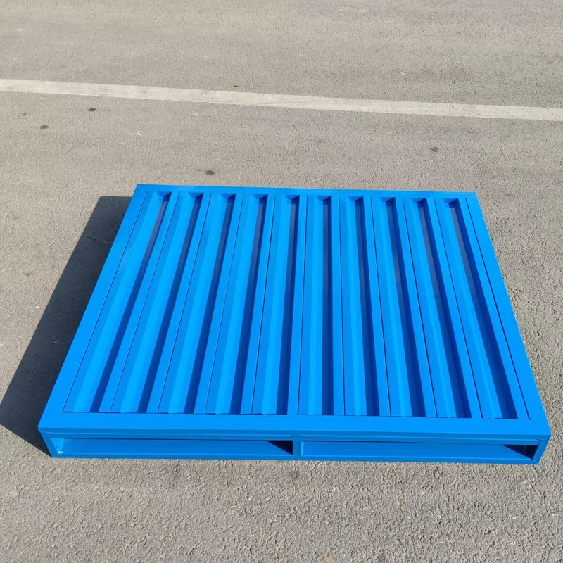 Heavy-Duty-1200-1000mm-Steel-Metal-Pallets-for-Industrial-Storage-2-Entry-Way-Single-Face-Design-for-Logistics-Zinc