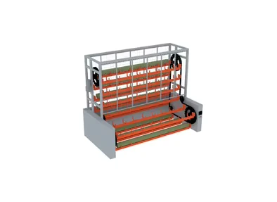 Heavy-Duty-Automatic-Sheet-Metal-Storage-Rack-Tower-Multi-layer-Metal-Sheet-Pallet-Rack