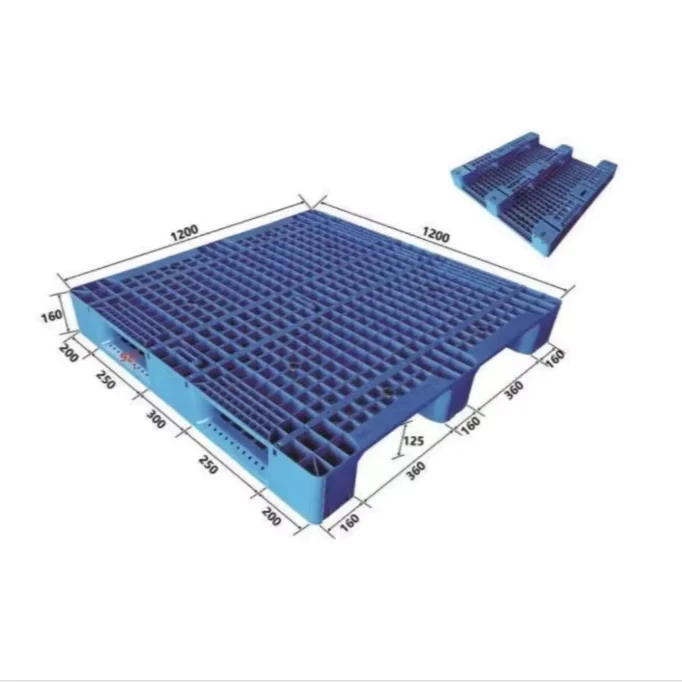 Heavy-Duty-Industrial-Plastic-Pallet-Single-Side-4-Way-1200-X-1200-Single-Faced-Style-Durable-Feature