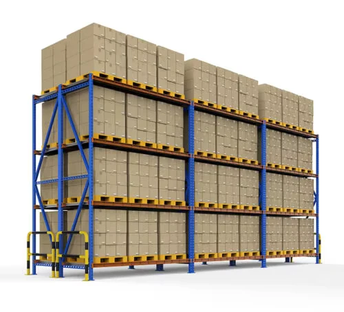Heavy-Duty-Industrial-Steel-Selective-Pallet-Rack-With-Corrosion-Protection-For-Warehouse-Storage