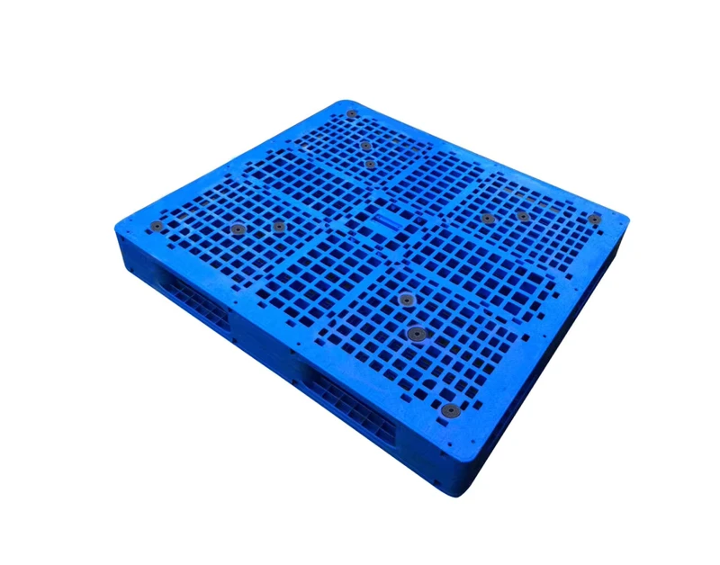 Heavy-Duty-Meshed-Grid-Storage-Double-Face-PP-HDPE-Recycled-Eco-friendly-ISO-Certified-Pallet-4-Way-Entry-Steel-Pallet