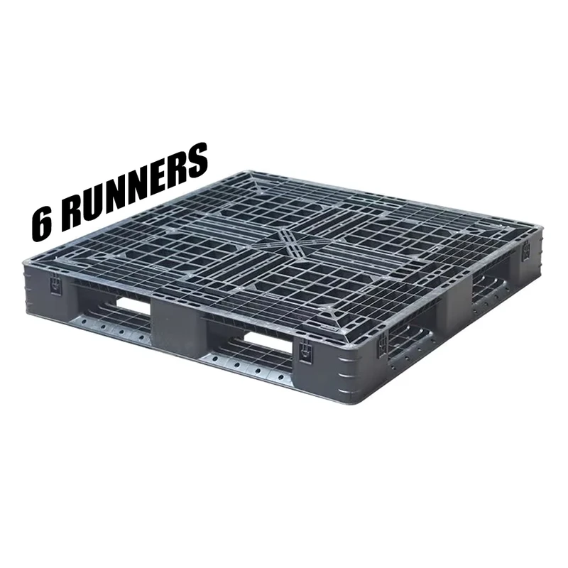Heavy-Duty-Waterproof-Stackable-Durable-HDPE-Material-Euro-Hygienic-Solid-Mesh-Surface-Single-Double-Face-Use-Plastic-Pallet