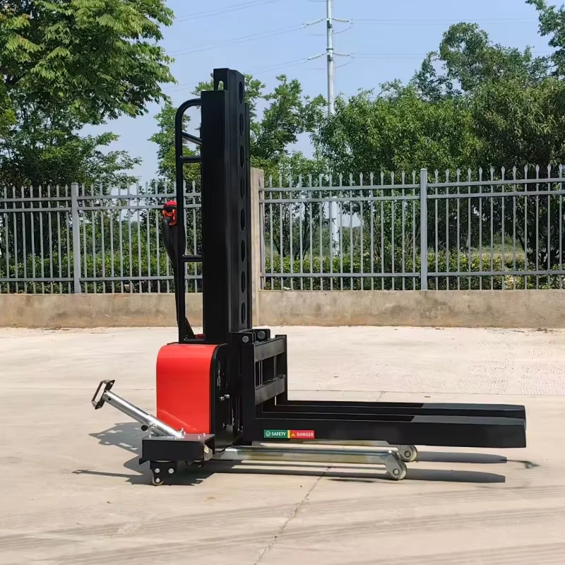 High-Quality-1-Ton-1.5-Ton-Mini-Small-Self-Loading-Portable-Forklift-Electric-Stacker-Free-Shipping-All-Terrain-Pallet-Stacker