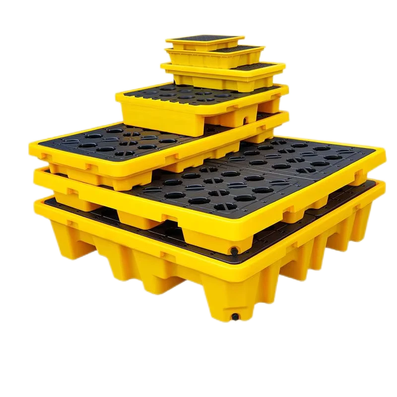 High-Quality-Chemical-4-2drum-Oil-Spill-Containment-Pallet