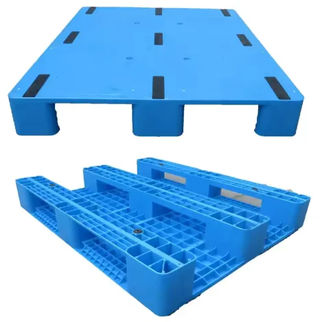 High-Strength-Professional-Euro-Pallet-Heavy-Duty-Plastic-Tray-for-Vegetables-Transportation-4-Way-Entry