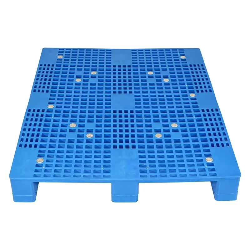 Hot-Prices-Heavy-Duty-Large-Stackable-Single-Sides-HDPE-Plastic-Pallet-for-Sale