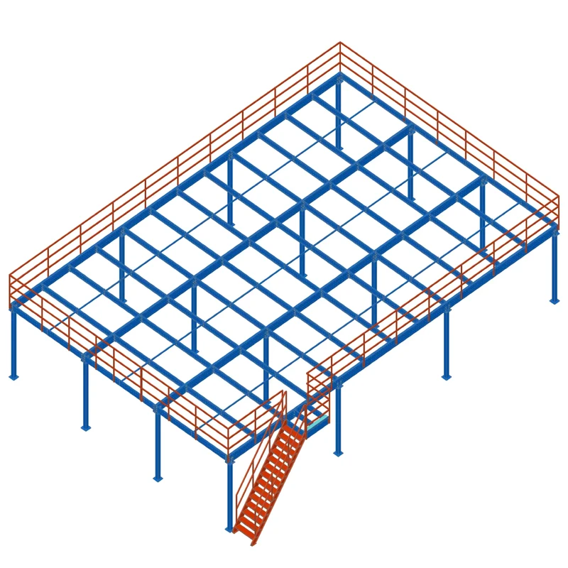 Industrial-5-Layer-Steel-Mezzanine-Platform-for-Warehouse-Storage-Medium-Duty-Rack-for-Stacking-Shelves-Racks