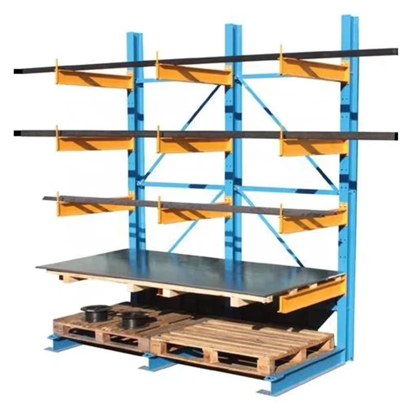 Industrial-Heavy-Duty-Warehouse-Single-or-Double-Sided-Cantilever-Racking-for-Pipe-Storage
