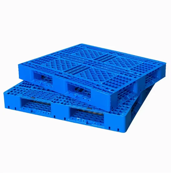Integrated-Double-sided-Plastic-Pallets-Warehouse-Stacking-Grid-Double-sided-Trays-Flipable-Forklift-Plastic-Trays