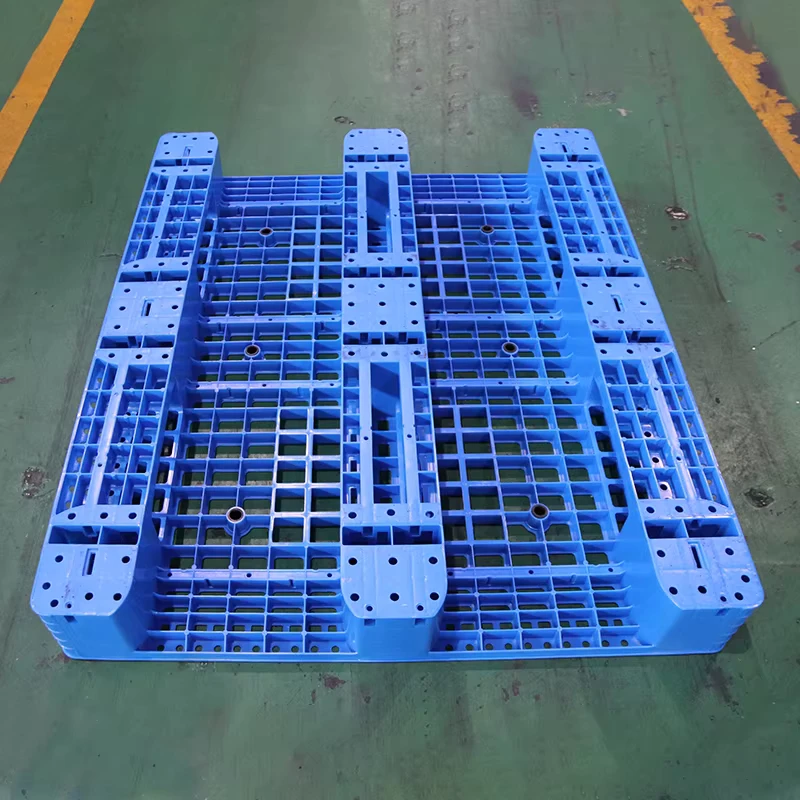 LK1200-1000-Hot-Sell-Single-Side-Euro-Grid-Plastic-Pallet-Customized-Color-Logo-For-Warehouse-Storage-Moving