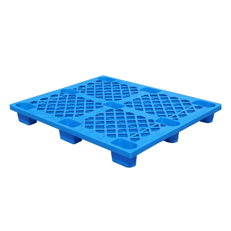 Low-Price-Recycled-One-Way-Nestable-Disposable-Single-Side-Plastic-Pallets-for-Export-and-Shipping