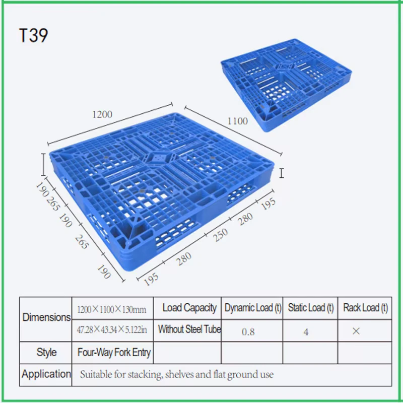 Manufacturer-Selling-HDPE-Plastic-Pallets-for-Warehouse-Use-Reusable-Plastic-Pallets-1200-1100-130mm
