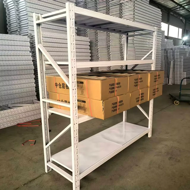 Medium-Duty-3-Layer-Selective-Pallet-Rack-Adjustable-Metal-Shelves-with-Powder-Coating