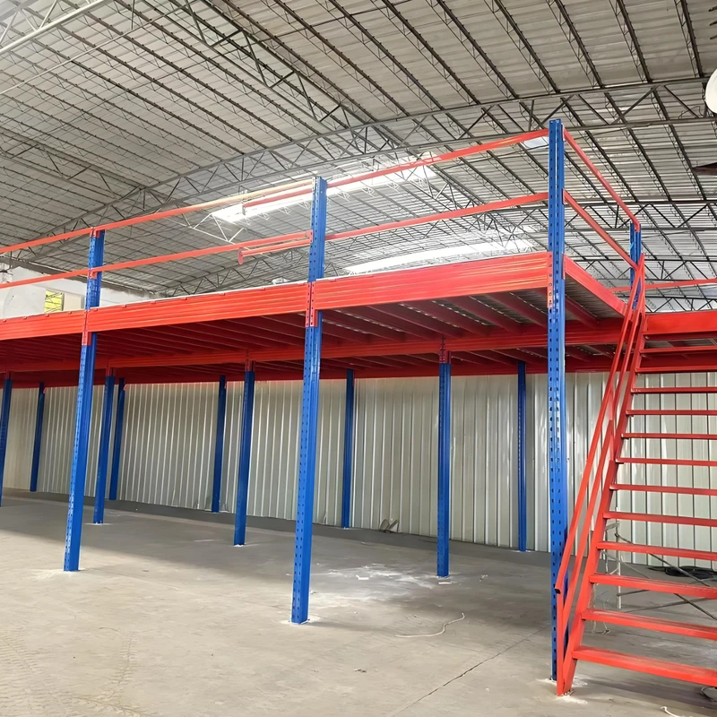 Mezzanine-Floor-Racking-Heavy-Duty-Powder-Coated-Warehouse-Storage-Racks-Shelf-Units-Pallet-Rack-System-Equipment-Platform-Rack